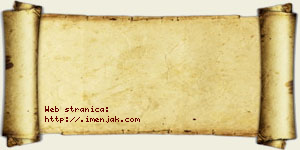 Jadranka Rasinac vizit kartica